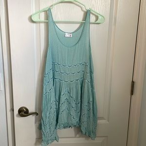 Blue Free people intimates dress size XS